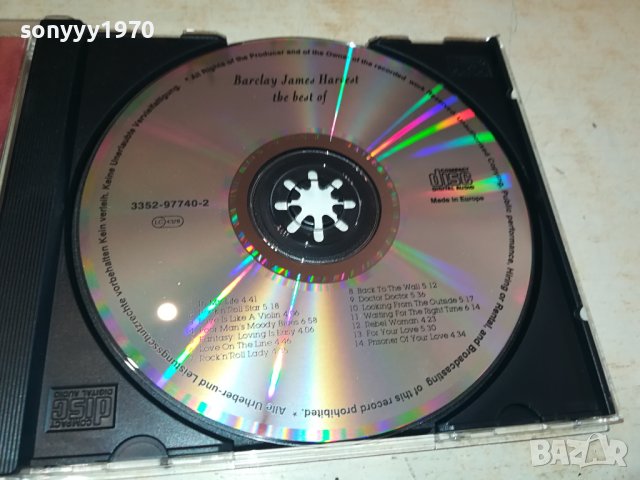 BARKLAY JAMES HARVEST CD 1210231714, снимка 2 - CD дискове - 42538448