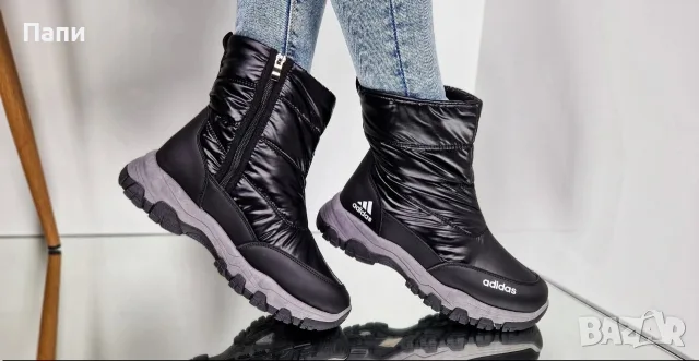 Намаление на дамски зимни апрески Adidas черни, снимка 3 - Дамски апрески - 56138484