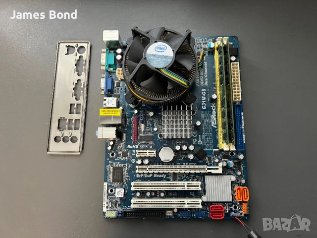 Дъно + Q6600 + 4GB RAM