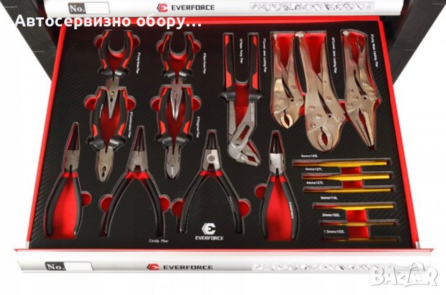ШКАФ С ИНСТРУМЕНТИ EVERFORCE СЪС 7 ЧЕКМЕДЖЕТА – 6 ПЪЛНИ, снимка 6 - Други инструменти - 36938483
