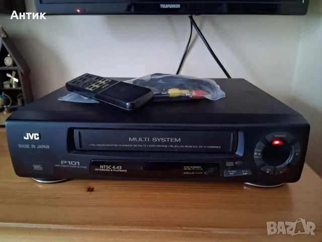Видео Рекордер JVC P101 Multi System Made in Japan, снимка 2 - Плейъри, домашно кино, прожектори - 52927734