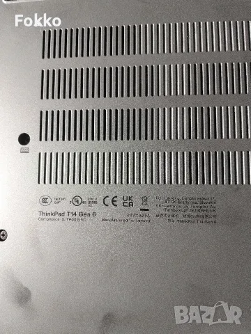 Моделът Lenovo ThinkPad T14 Gen 6 (с парт номер 21QG0021BM, снимка 3 - Лаптопи за работа - 55734595