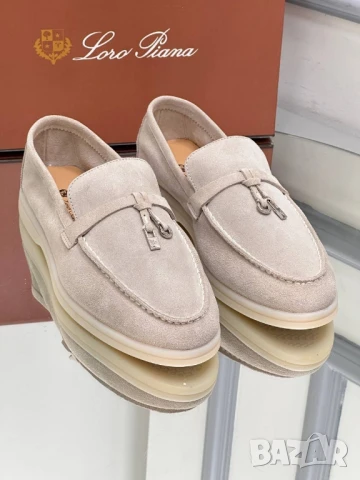 обувки от естествен велур loro piana , снимка 3 - Дамски ежедневни обувки - 50926869