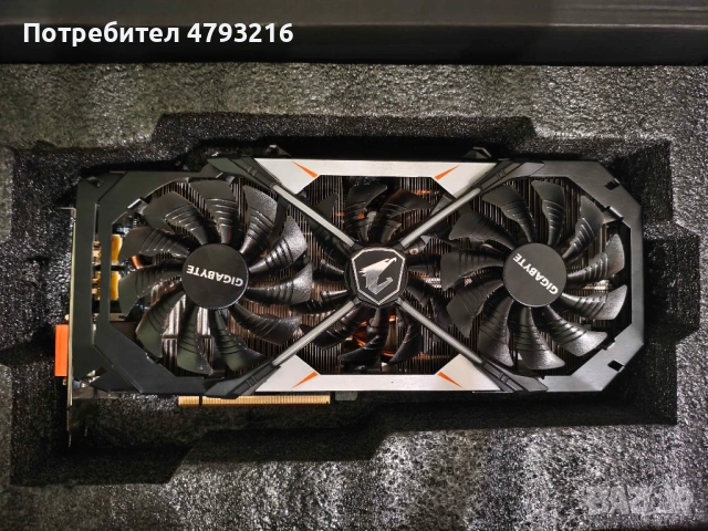 Видео карта GTX 1080 8GB Aorus OC