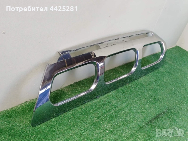 дифузьор хром предна броня Mercedes GLS X167 модел 2019-2025 г. #1017V, снимка 3 - Части - 51497477