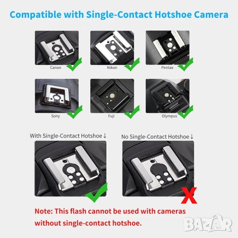 Светкавица Godox Lux Junior Retro Camera Flash, снимка 3 - Светкавици, студийно осветление - 52218931