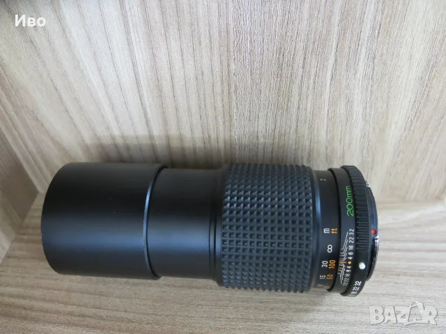 Обектив Mamiya 200mm f4 Sekor E, с филтър Hoya 52mm UV(O), снимка 8 - Обективи и филтри - 55799286