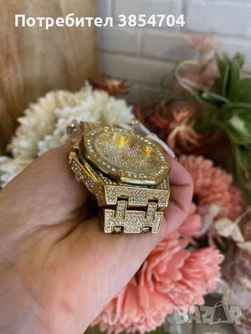 Часовник ICED 24K GOLD D48mm, снимка 11 - Луксозни - 44685618