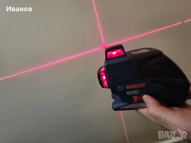 лазерен нивелир Бош BOSCH GLL 2 80 P, снимка 4 - Други инструменти - 52794913