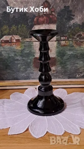 Комплект ваза и свещник, снимка 6 - Антикварни и старинни предмети - 49628803