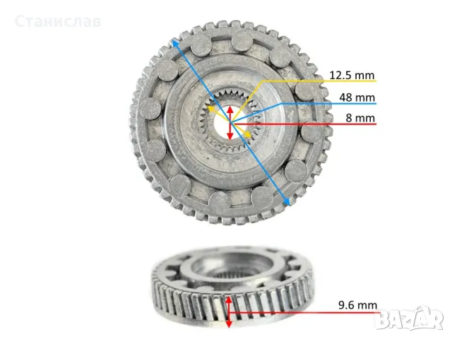 Mitsubishi Pajero MK3 Зъбно колело за мотор на люк , снимка 5 - Части - 50398081