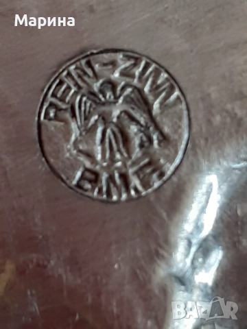 Чиния за стена, пано от калай Antik*Vintage #55, снимка 8 - Антикварни и старинни предмети - 52176110