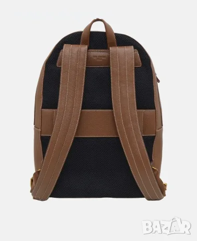 Чисто нова мъжка чанта Ted Baker Leather backpack Pebbled, снимка 4 - Чанти - 56039006