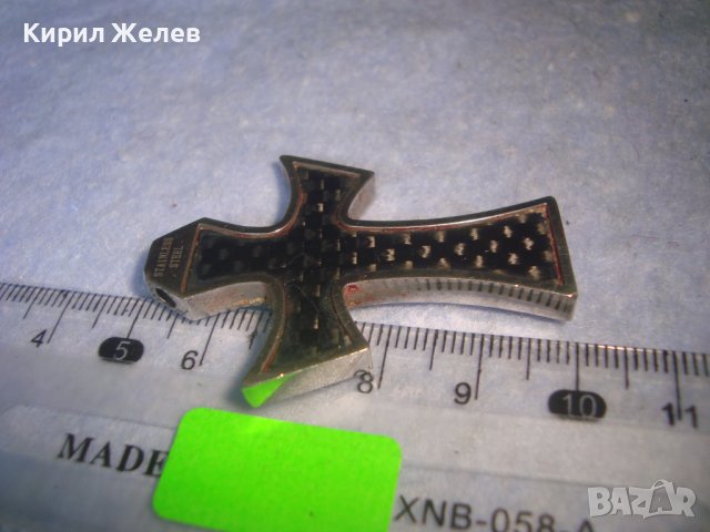 КРАСИВО МОДНО СТОМАНЕНО АРТ КРЪСТЧЕ НЕРЪЖДАЕМА БЛАГОРОДНА СТОМАНА МАРКИРАНА 27240, снимка 7 - Колиета, медальони, синджири - 36953885