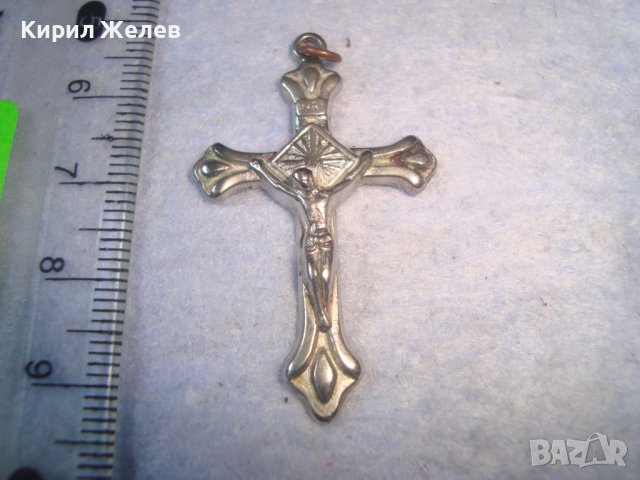 ПОСРЕБРЕНО СТИЛНО НАГРЪДНО РАЗПЯТИЕ КРЪСТЧЕ КРЪСТ 27261