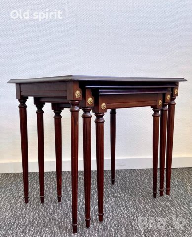 Френски помощни масички – стил Ампир, снимка 6 - Антикварни и старинни предмети - 37725079