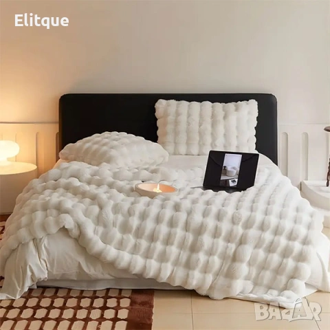 Луксозно меко пухкаво одеяло, снимка 4 - Други стоки за дома - 53126591