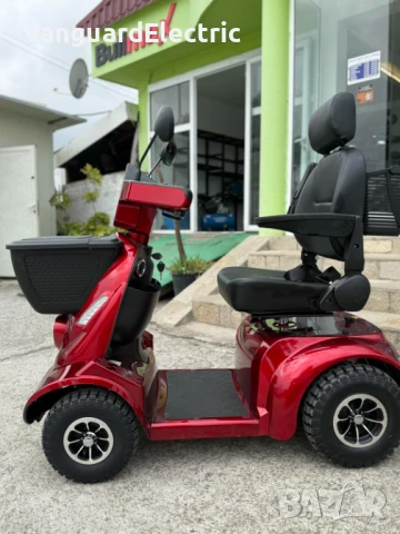 Електрическа четириколка F3 2000W (инвалидна) - Червена, снимка 3 - Инвалидни скутери - 51271958