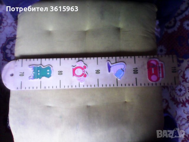 Детски дървен метър, снимка 1