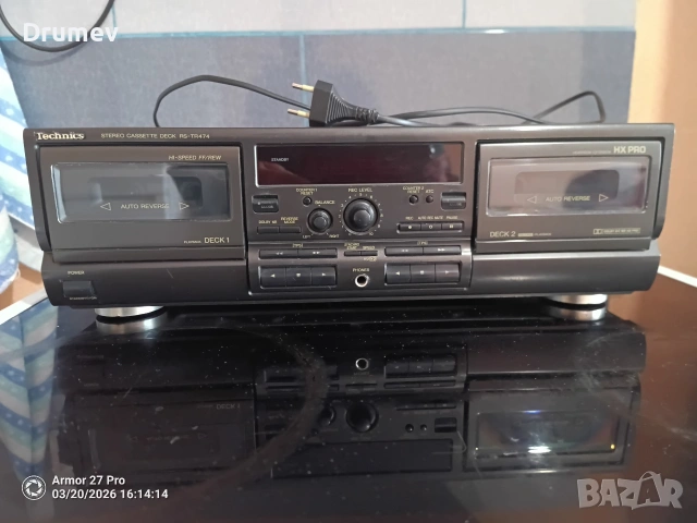 Продавам двукасетъчен дек TECHNICS RS TR474, снимка 14 - Декове - 53917956