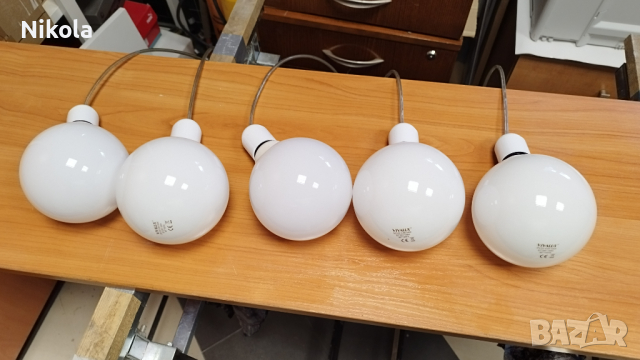 LED лампи филаментни, опал G125 VIVALUX, снимка 7 - Лампи за таван - 44716691