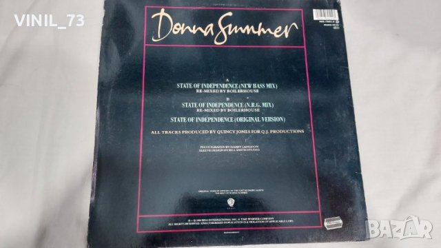 Donna Summer – State Of Independence, снимка 2 - Грамофонни плочи - 39426228