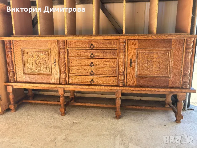 Скрин дърворезба 2,20 м., снимка 1