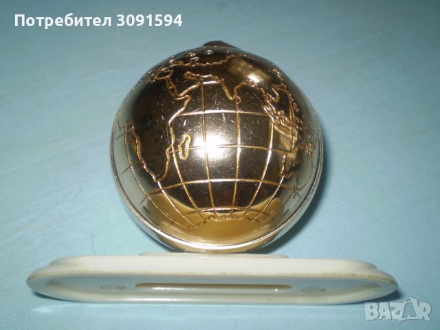 Стар настолен часовник будилник  Слава земно кълбо СССР, снимка 5 - Антикварни и старинни предмети - 36897220