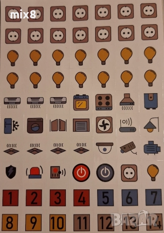 Стикери за ел. табло 