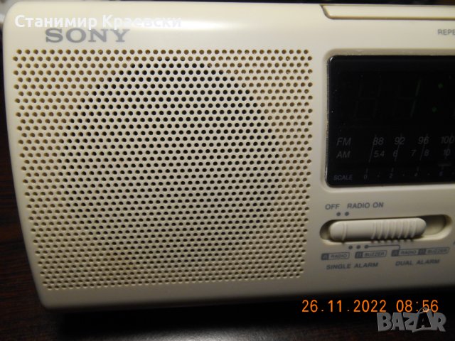 Sony Icf Cs750  Stereo Clock Radio alarm - vintage 80', снимка 2 - Други - 39023687