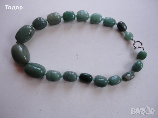 Страхотно колие гердан авантюрин , снимка 6 - Колиета, медальони, синджири - 52849609