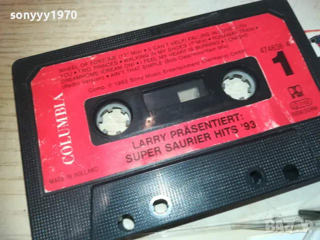 LARRY SUPER HITS 93 COLUMBIA-MADE IN HOLLAND 2909241857, снимка 13 - Аудио касети - 47397869