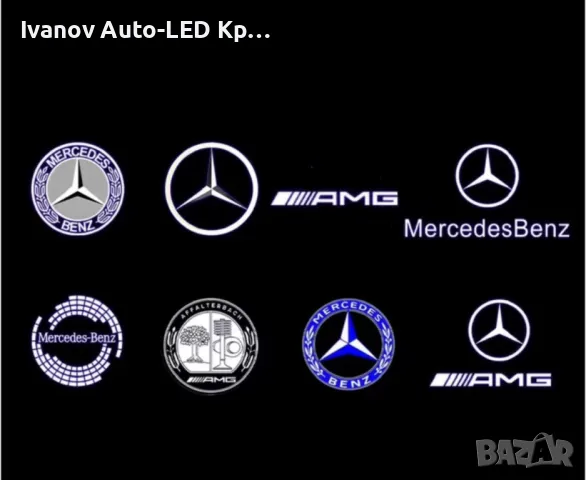 LED Лого Проектор Плафон За:Mercedes-Benz W221;C216;W447, снимка 2 - Аксесоари и консумативи - 48606143