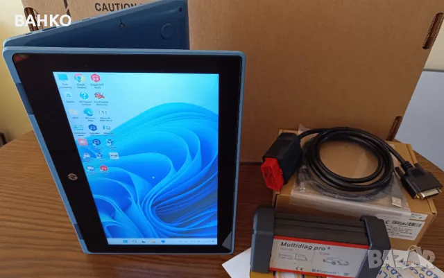 Комплект aвтодиагностика за коли и камиони с лаптоп и тъчскрийн екран, снимка 3 - Аксесоари и консумативи - 47376179