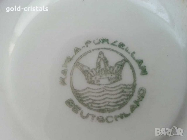 стар немски порцелан кахла чаша за кафе , снимка 2 - Антикварни и старинни предмети - 30468009