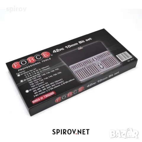 Комплект битове HEX TX M Force 42 части, снимка 5 - Части - 55715930