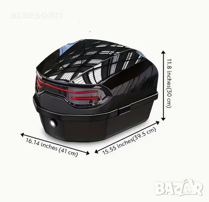 Куфар за мотор, мотопед, велосипед, снимка 2 - Аксесоари и консумативи - 56209495