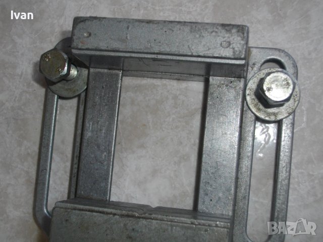 Ново Немско Машинно Менгеме За Стойка На Бормашина-Алуминиево-Отваря До 65 мм-WOLFCRAFT-ОТЛИЧНО, снимка 5 - Бормашини - 40175324