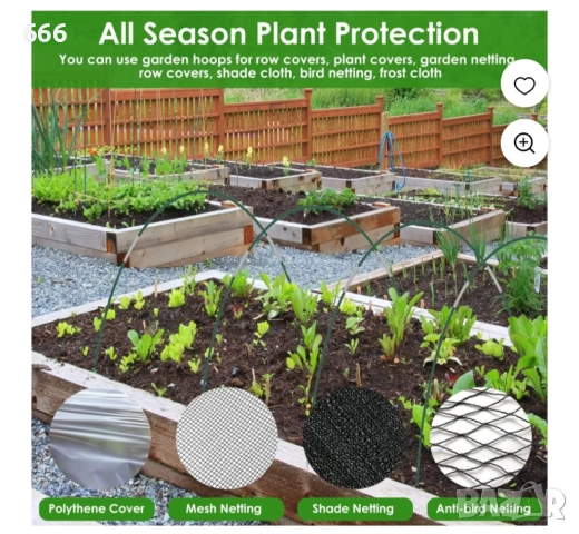 Комплект за тунелна рамка за оранжерии, снимка 7 - Други - 52893443