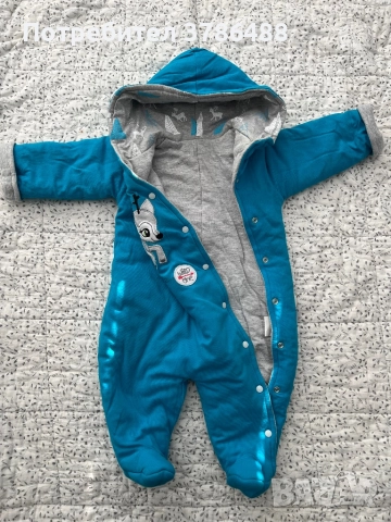 Зимен ромпър, снимка 2 - Бебешки гащеризони - 51790454