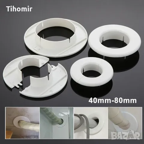 Розетка капачка за отвор в стената от климатик радиатор уплътнител за дупка от тръба