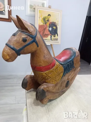 Голямо декоративно конче от МАСИВНО ДЪРВО (Ръчна дърворезба) – Vintage / Бохо акцент, снимка 8 - Антикварни и старинни предмети - 55943291