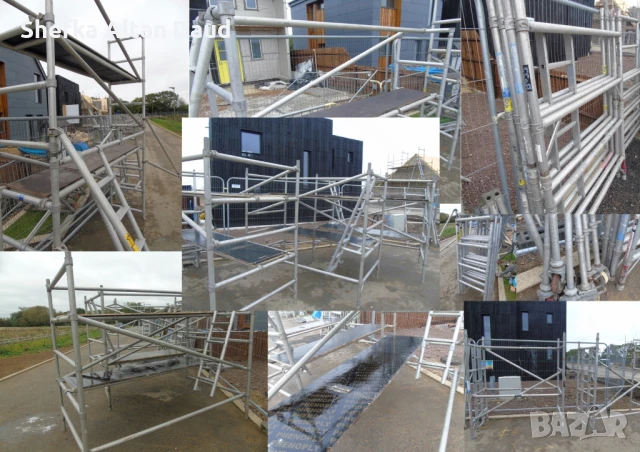 Алуминиеви подвижни строително скелета под наем , снимка 3 - Ремонти на къщи - 51035761
