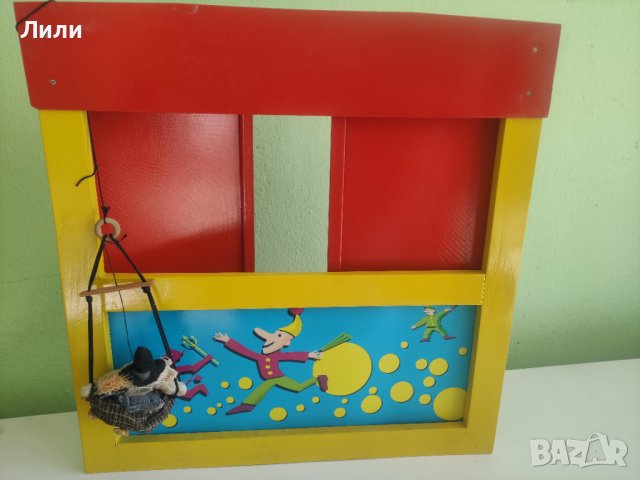 Дървен куклен театър , снимка 5 - Образователни игри - 42790505