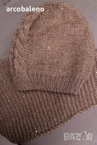 Дамски зимен комплект Jowita, 4цвята , снимка 4 - Шапки - 47512928