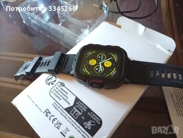Мъжки смарт часовник, снимка 4 - Смарт часовници - 56375681