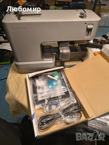 Бродираща машина Brother Skitch PP1, площ за бродиране 100 x 100 мм, управлявана от приложението , снимка 12 - Шевни машини - 52672546