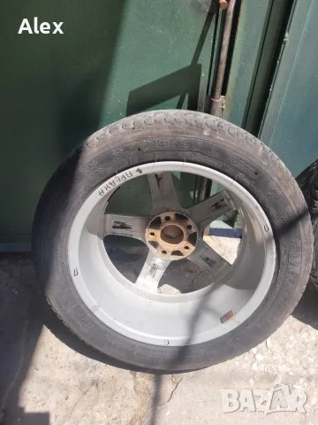 Джанти с гуми Michelin  17 цола смъкнати от Пежо. 7J  x  17   H2     , снимка 10 - Гуми и джанти - 56074523