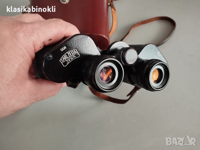 ТОП Немски Бинокъл Carl Zeiss Jena JENOPTEM-MULTI-COATED -10 х 50W-ГДР, снимка 3 - Екипировка - 53009903