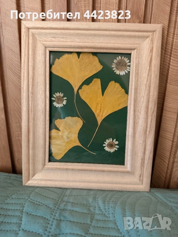 Декорация от хербаризирани растения